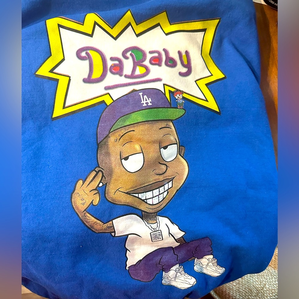 Dababy sweater Rugrats theme men’s large!